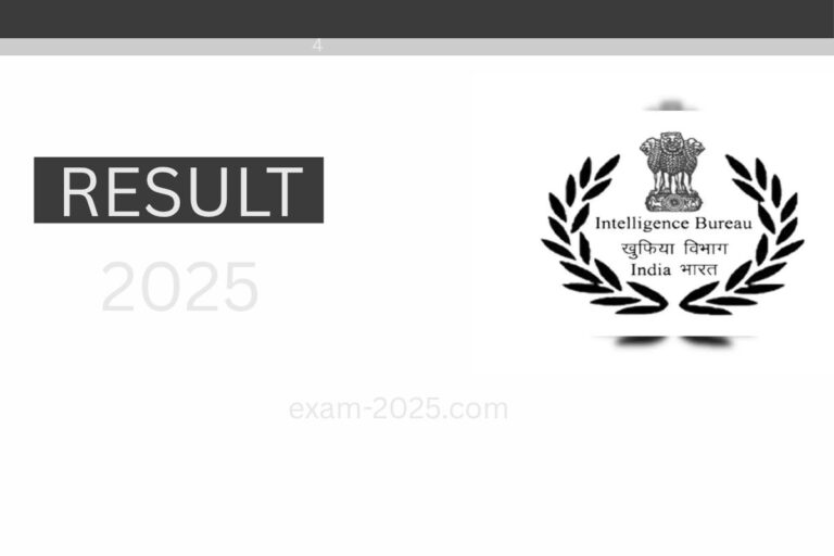 IB Junior Intelligence Officer Admit Card 2025