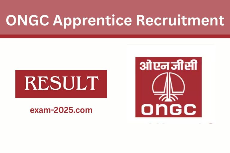 ONGC Apprentice Recruitment 2025